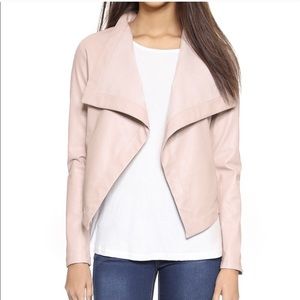 BB Dakota Arianna Blush Vegan Leather Jacket Small